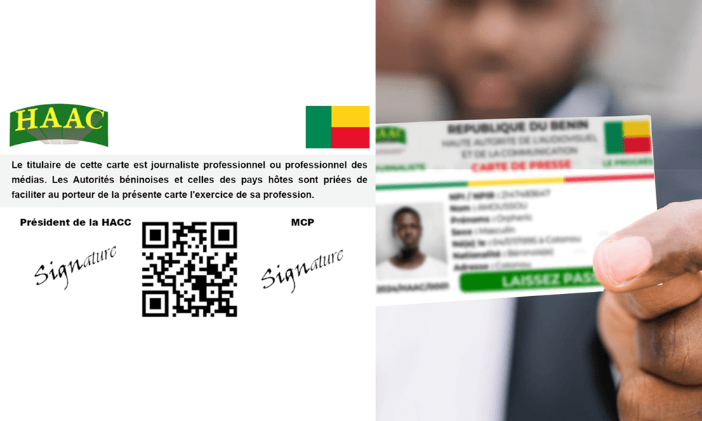 Bénin: la carte de presse accordée à 66 journalistes