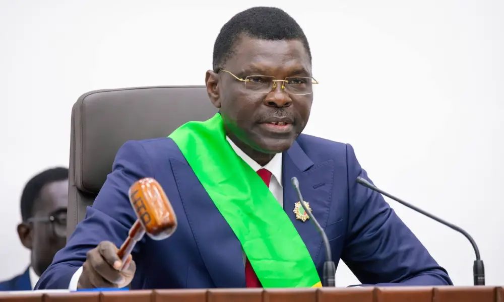 Assemblée nationale: investi président, Joseph Djogbénou veut s’inspirer de Rosine Soglo
