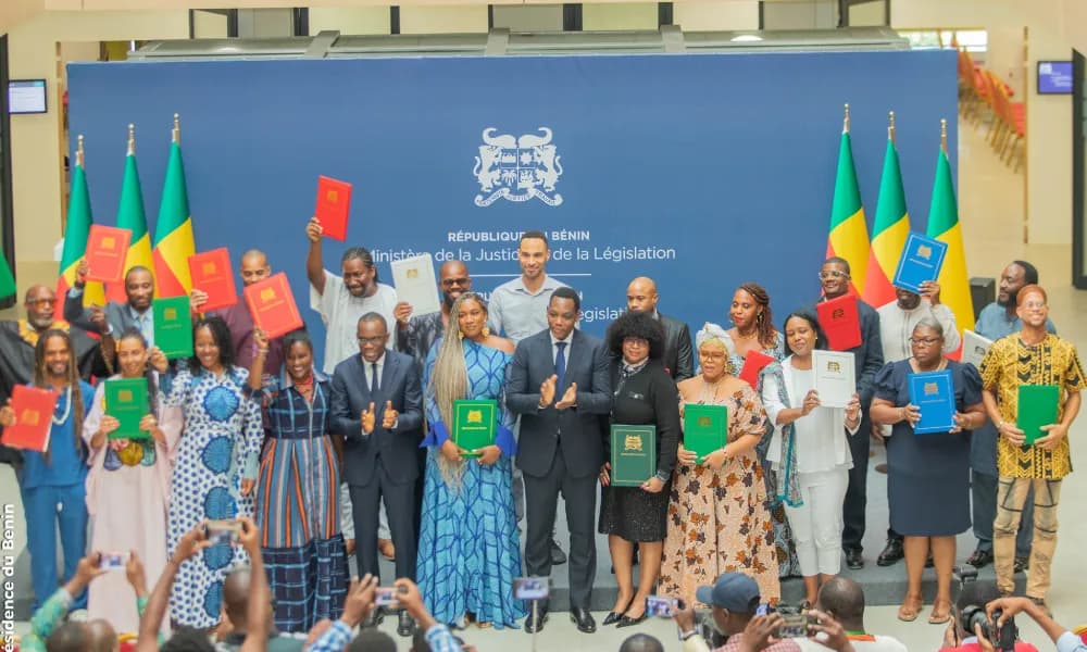 Bénin: 21 Afrodescendants accèdent à la nationalité béninoise